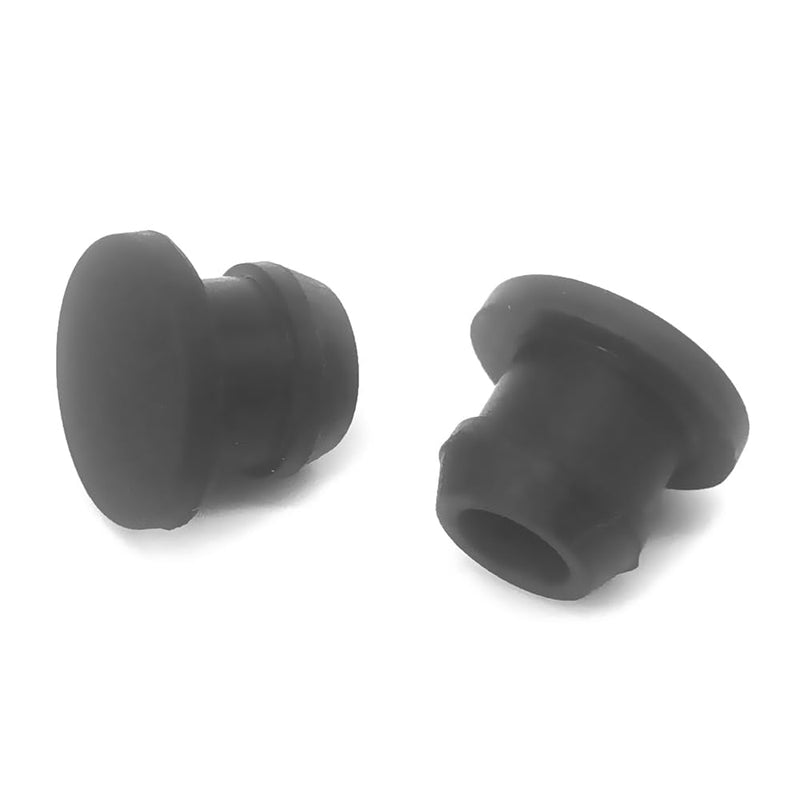 Silicone Plugs Rubber Plugs Rubber Hole Plugs Waterproof Plugs Sealing Plugs 6mm/0.24 Inch Diameter Black - 20 Pack 0.24"(6mm)