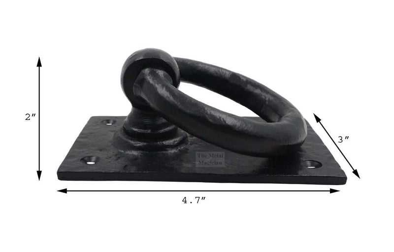The Metal Magician Black Antique Cast Iron Door Knocker – Black 1