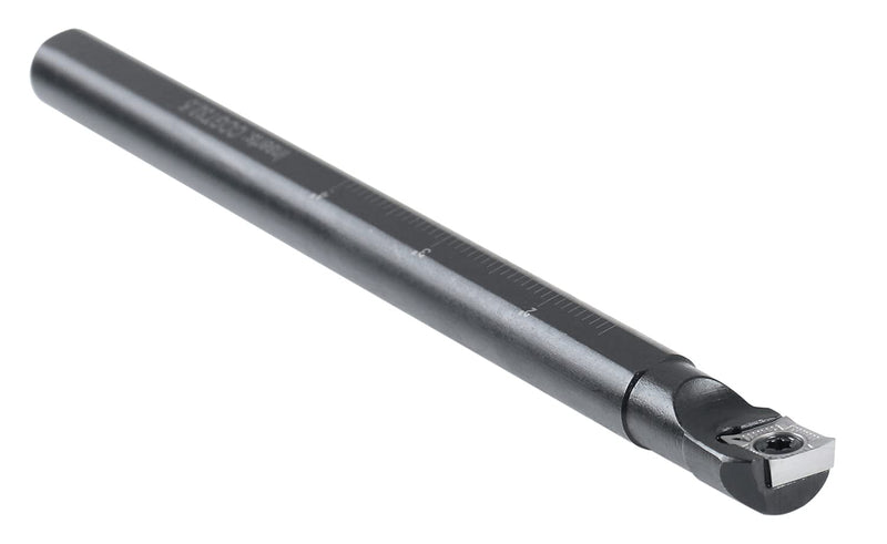 Accusize 1/2 in Rh Sclcr Indexable Boring Bar with CCGT Insert, P252-S501 | 7 in OAL, .600 in Min Bore, CCGT32.51-AKH01 Insert, Negative 5-Degree Angle