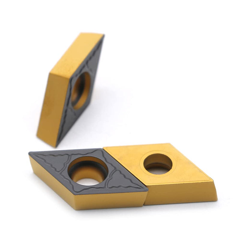 DCMT32.51 / DCMT11T304-PM of CNC Carbide Inserts for Semi-Finishing Metal Steel Turning Cutting Tools, 10 PCS.
