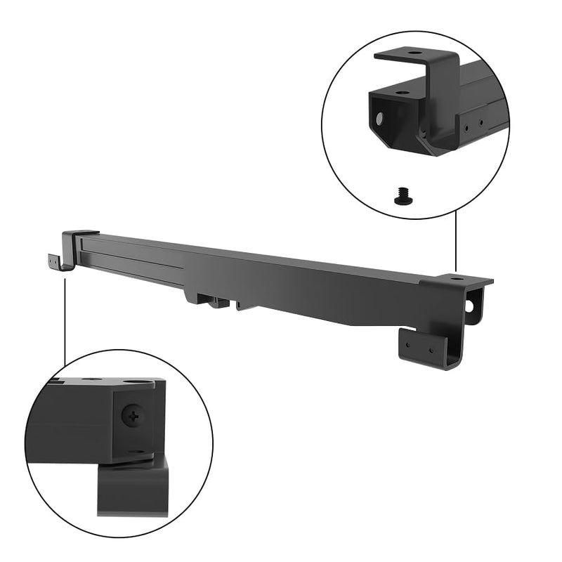2PCS Hole-Free Barn Door Soft Close Mechanism, Upgraded Design Sliding Door Hardware Spring Buffer Damper, One Way Operation Invisible Door Stopper Adjustable Actuators with Actuator Spacers Normal Barn Door Soft Close Mechanism