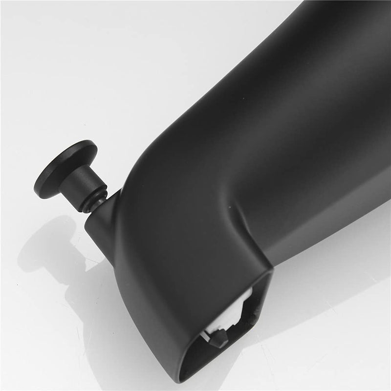 Bathtub Faucet Tub Spout,Bath Tub Faucets Spout Replacement,Shower Tub Spout with Diverter Fits 1/2" Copper Pipe Matte Black