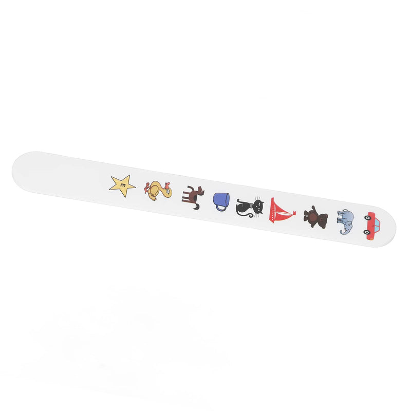 Fixation Stick Vision Tester, Coating Thicken, Clear Colorful Animal Patterns, Kids Vision Optometry Test Card, 2 Sizes(#1) #1