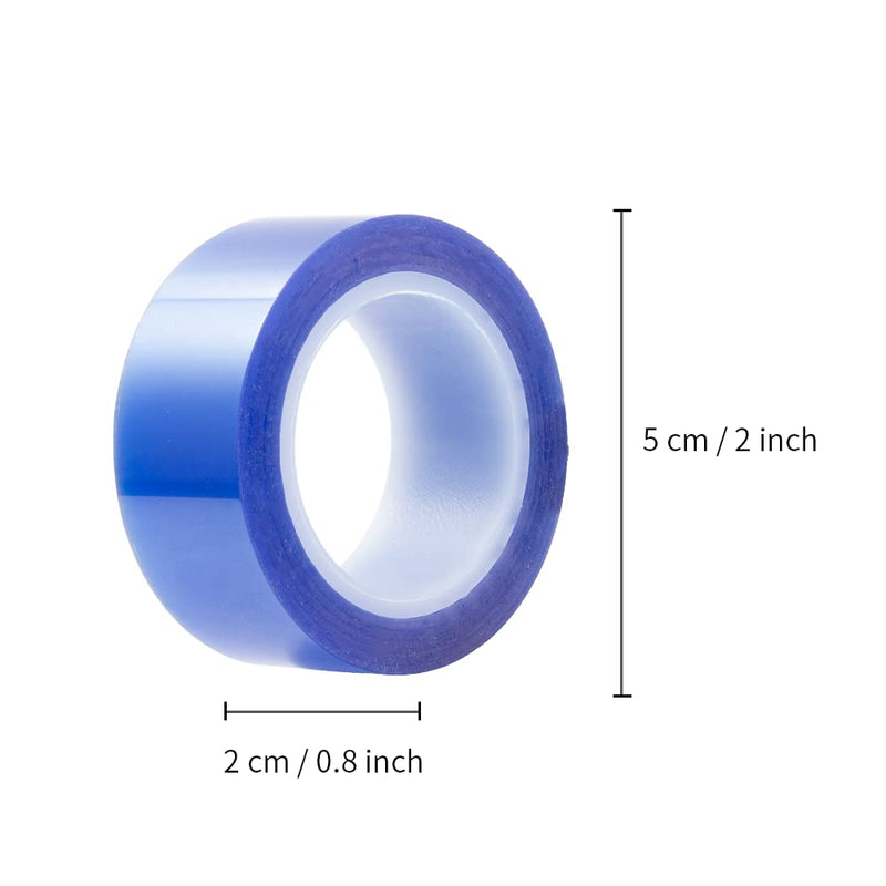 PYD Life 6 Rolls Heat Resistant Thermal Tape Blue 0.8 Inch x 52 Ft Sublimation Blanks Up to 250 C(480 F) for Sublimation Tumblers Mugs T-Shirts Print Heat Press