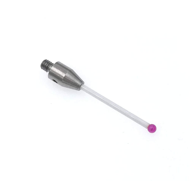 CMM Touch Probe Stylus 3mm Ruby Ball Tips M4 Thread Ceramic Stem 40mm Length