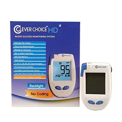 HD Blood Glucose Meter with 200 Test Strips