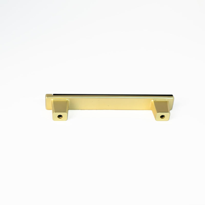 6 Pack Black and Gold Drawer pulls, Quality 4-3/4 Inch Length Cabinet Handle for Dresser and Closets,3-3/4 inch Hole Center 3-3/4 inch Hole Center 6