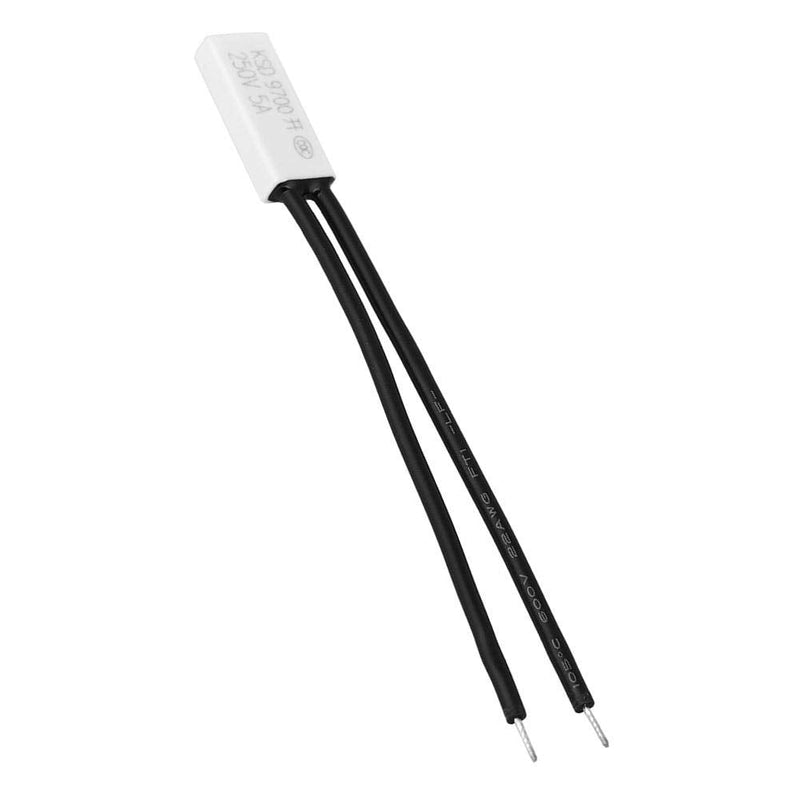 10pcs NO Temperature Control Switch, KSD9700 Normally Open Thermal Protector 250V 5ATemperature Controller 40-100℃(50℃)