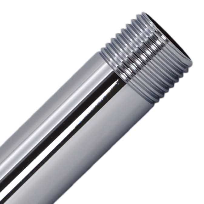 Westbrass D12119-26 ½” x 19" IPS Brass Pipe Nipple, Polished Chrome 1 Pack