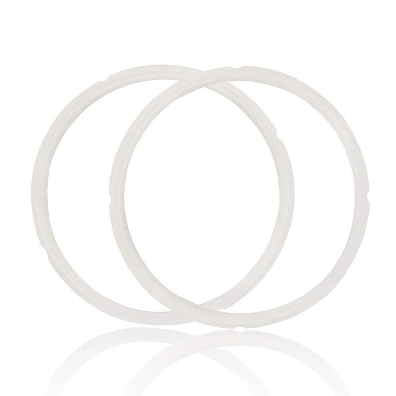 Silicone Sealing Ring 6qt for Instant Pot Sealing ring for 6 5qt Insta Pot, Sweet and Savory, Food-grade Silicone Fits IP-DUO60, IP-LUX60, IP-DUO50, IP-LUX50, Smart-60, IP-CSG60 and IP-CSG50-2 Pack 6QT 2PACK