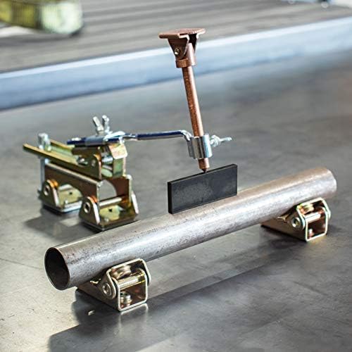 Strong Hand Tools AGH240, Deluxe Magnetic Grasshopper, Welding Finger, Copper Spindle + Magnetic V-Pad Base + Anti-tipping Bolt (7.5")