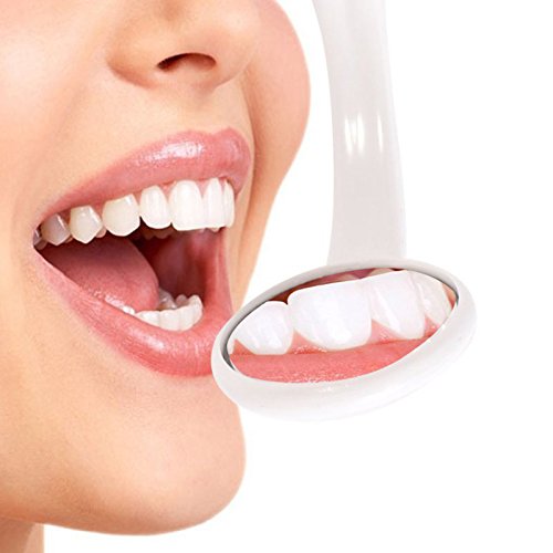 2 Pcs Dental Mirror with Light Tool LED Lighted Teeth Inspection Mirror Anti Fog Curve Angle Dentist Oral Care Tool - NewNest Australia