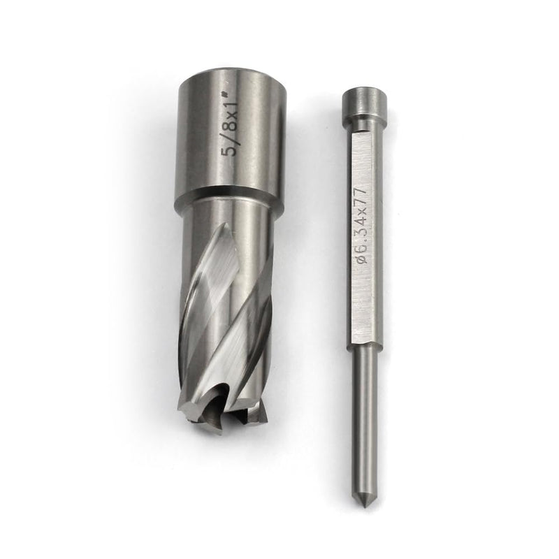 OSCARBIDE 5/8" x 1" HSS Annular Cutter 3/4" Weldon Shank Mag Drill Bit | 2 Flat | 5/8"Cutting Diameter | 1"Cutting Depth | Burr-Free Holes | Rapid Chip Removal | 10x Faster Than Twist Drills