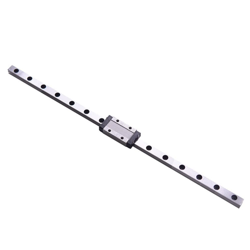 Linear Rail Guide MGN9H 300mm Miniature Linear Sliding Guideway with 1PCS Linear Sliding Block for CNC Machine and 3D Printer 1
