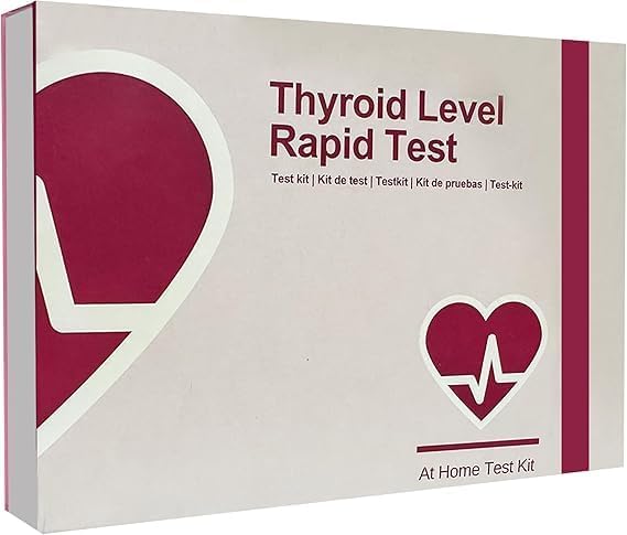 Thyroid Test Home Kit - Underactive Thyroid Testing - Measures Thyroid-Stimulating Hormone (TSH) for Thyroid Function - 98.2% Accuracy - 20 Minutes Results - CE & MHRA Certified - 1PC Self-Test Kit - NewNest Australia