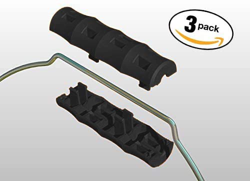 Ergonomic Replacement Bucket Handles (3 Pack) - BLACK