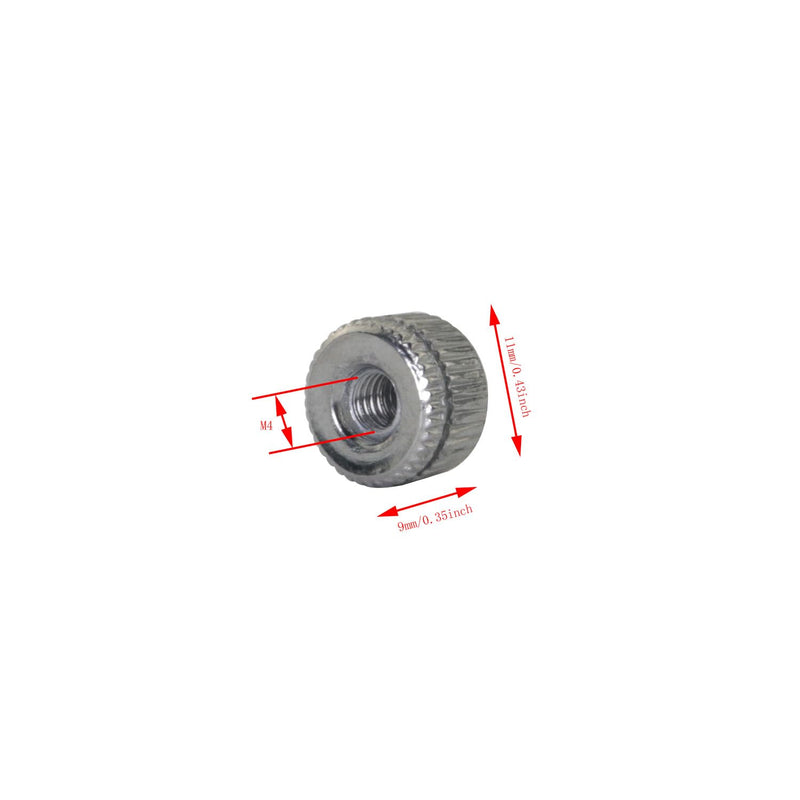 6PCS Chrome M4x0.7 Lamp Knob Nuts Cap Nut Light Fixture Screw Cap Light Screw Cap Cover Lamp End Decorative Hardware Acorn Nut Screw Knob Cap Insert Bolt Cover Ceiling Light Screw Cap Cover