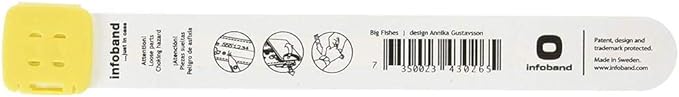 Infoband Child Safety ID Wristband-- Blue Big Fish - NewNest Australia