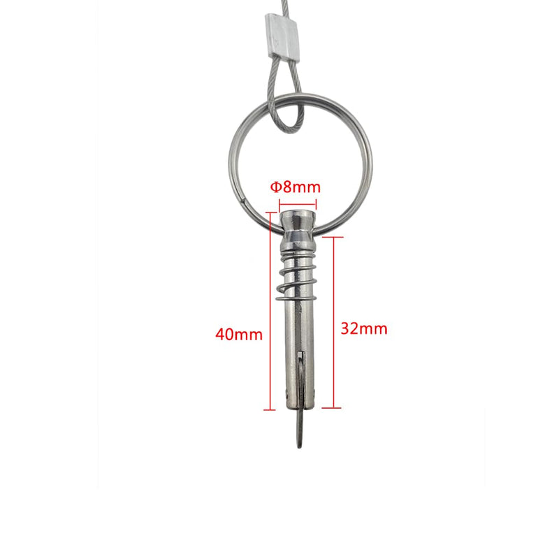 Marine Boat Hatch Hinge with 2" Removable Pin,316 Stainless Steel,Solid Cast Hatch Hinge (2Pack)