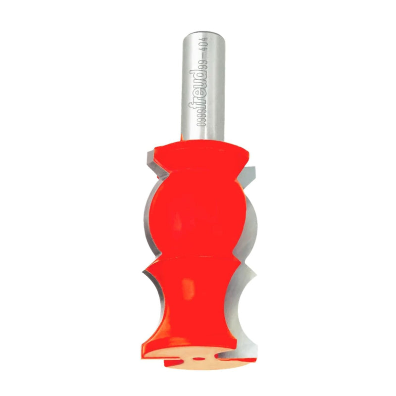Freud Crown Molding Bit for Custom Crown Molding, 5 Profiles, for CNC or Table-Mounted Routers, for Hardwood & Softwood - 1-1/4" Diameter, 1/2" Shank, 43/64" Large Radius - 99-404