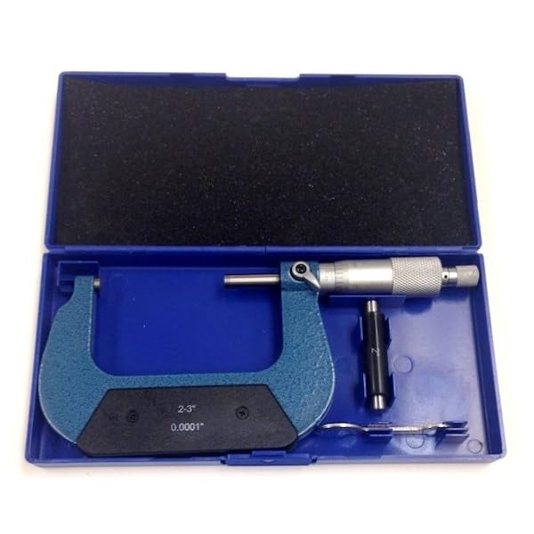 HHIP 4200-0003 2-3" Precision Outside Micrometer, 0.0001" Graduation 2 - 3"