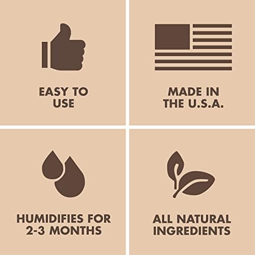Boveda 72% Two-Way Humidity Control Pack For Large Wood Humidifier Boxes – Size 320 – Single – Moisture Absorber – Humidifier Pack – Individually Wrapped Hydration Packet 72% (Wood & Leather Containers)