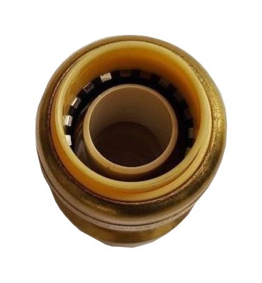 10 Pack XFITTING 3/4" Push Fit Coupling, 3/4" Push to Connect Coupling