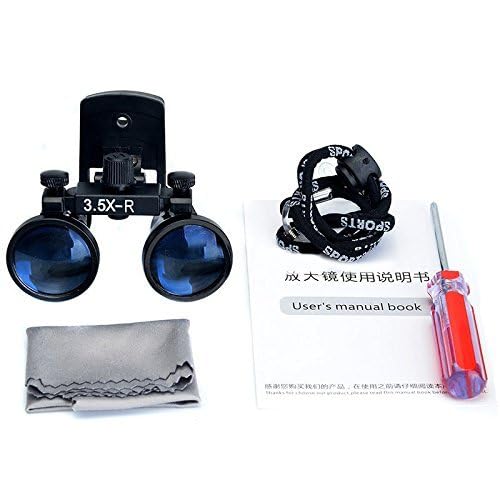 3.5X R Binocular Medical Surgical Glasses Loupes Magnifier DY-110