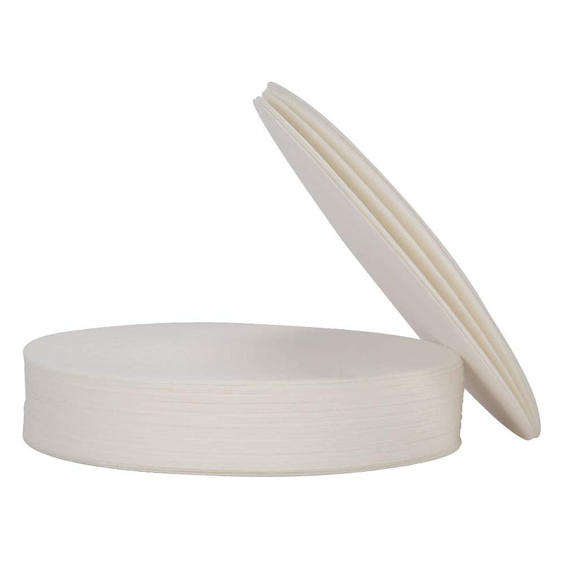 Quantitative Filter Paper Circles, 90 mm Diameter Cellulose Filter Paper with 15 to 20 Micron Particle Retention Medium Filtration Speed, Pack of 100