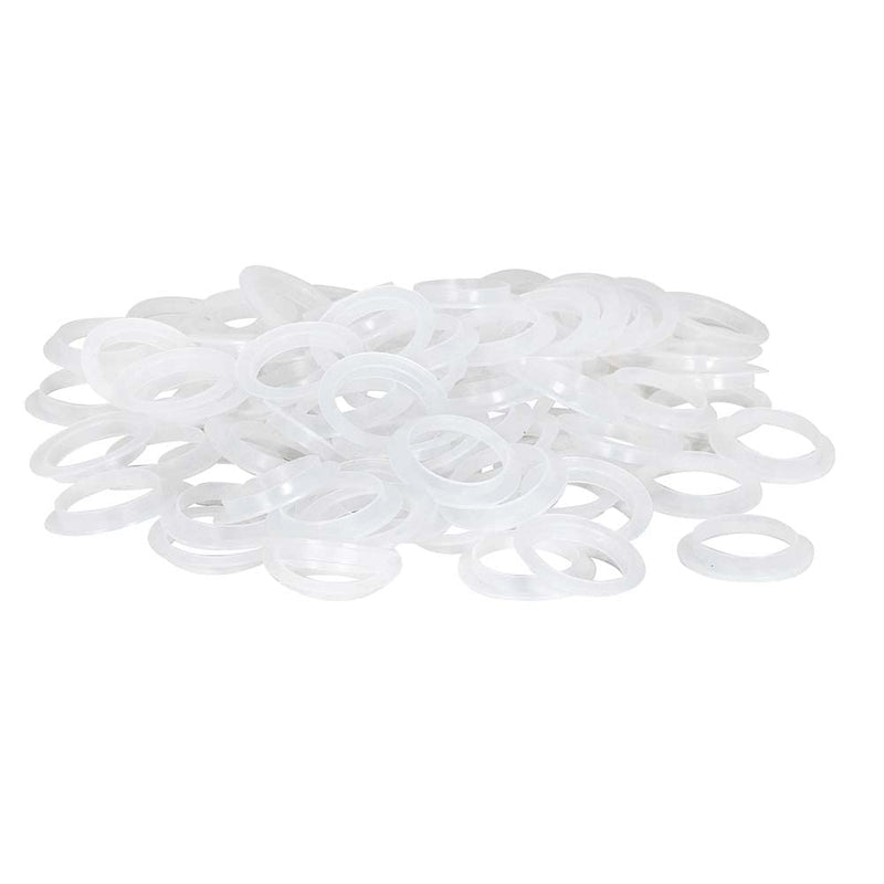 EZ-Flo Slip Joint Washer, 1-1/2 Inch Tailpiece, Pack of 100, White Polyethylene, 36219 1-1/2 in. Tailpiece