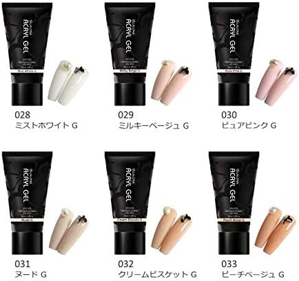 LALONA Acrylic Gel (Sparkling Color) (30ml) Sculpture Gel Nail Polygel Polymer Gel (040 Nude S) - NewNest Australia