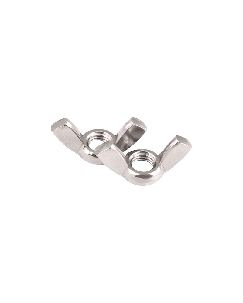 M6 Wing Nuts - IMScrews 304 Stainless Steel Wing Nuts - Durable Hardware for Home Maintenance and Professional Engineering Pack of 10 M6
