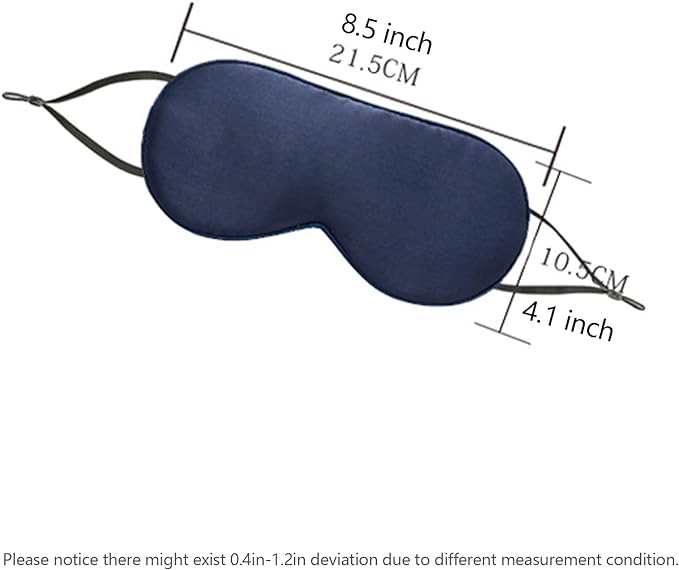 Ear Mounted Silk Eye Bag Shading Eye Pillow Eye Cover Blindfold Eyeshield Glasses for Relaxing Sleeping Nap Travel - NewNest Australia