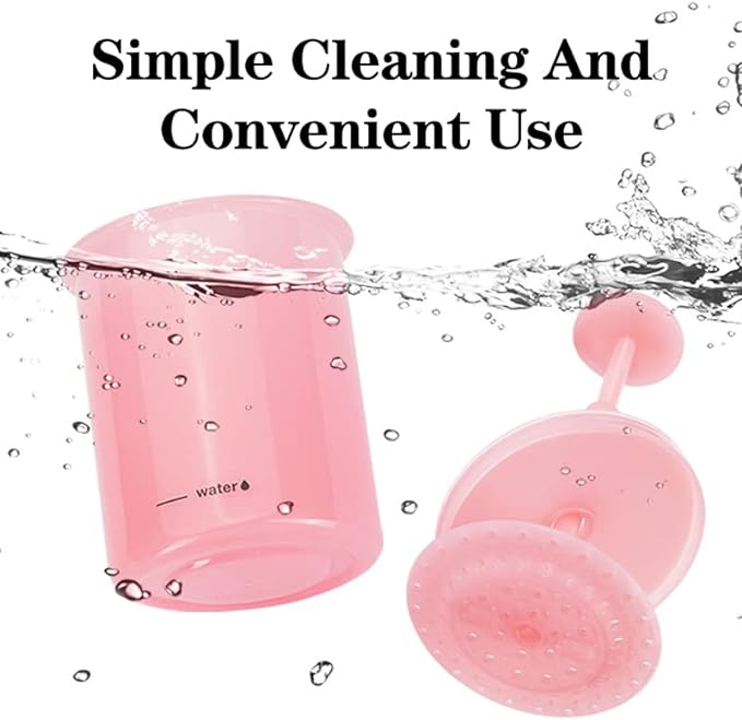 Facial Cleansing Whisk, 5.3 fl oz (150 ml), For Facial Cleansing, Fluffy Whisk, Facial Cleanser, Solid Soap, Easy Shower, Bath, Face, Shampoo (White) - NewNest Australia