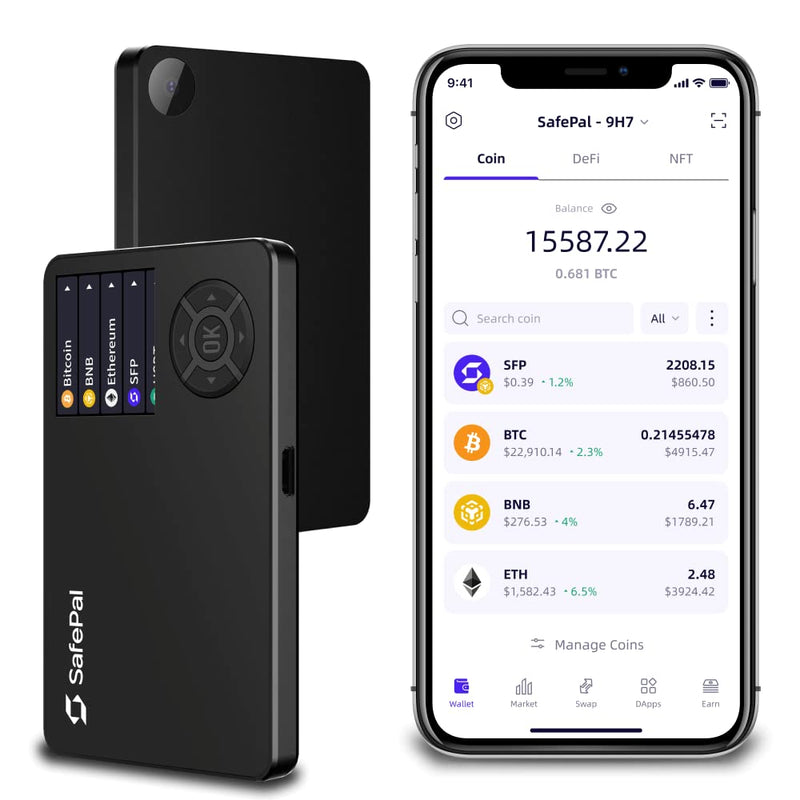 S1 - Cryptocurrency Hardware Wallet, Securely Stores Private Keys, Cold Storage for Bitcoin, Ethereum and More Tokens, NFTs, Seeds & Crypto Assets