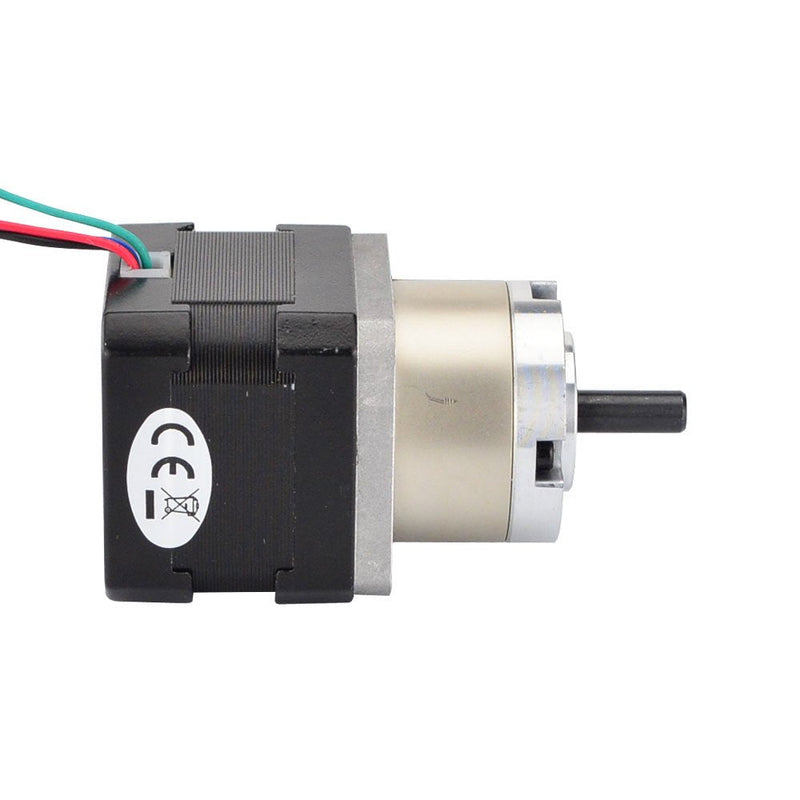STEPPERONLINE 5:1 Planetary Gearbox Nema 17 Stepper Motor 0.4A for DIY CNC Robot 3D Printer