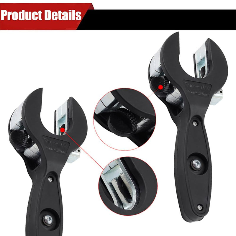 Ratcheting Tubing Cutter, 2025 New Upgrades Copper Pipe Cutter, Tubing Cutter 1/4" To 7/8", 2 in 1 Close Quarters Tube Compact Cutter, Ratcheting Pvc Cutter, Pipe Cutters Plumbing (Red) Red