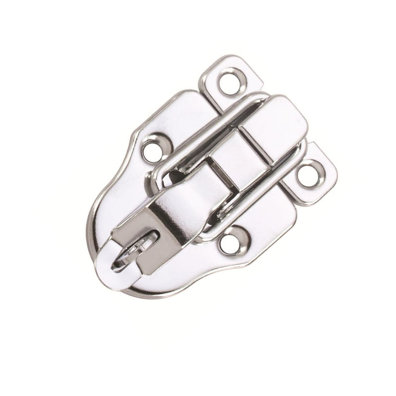 10Pack Metal Duckbilled Box Hasp Lock Toggle Latch Catch for Wooden Case Boxes Toolbox Silver - NewNest Australia