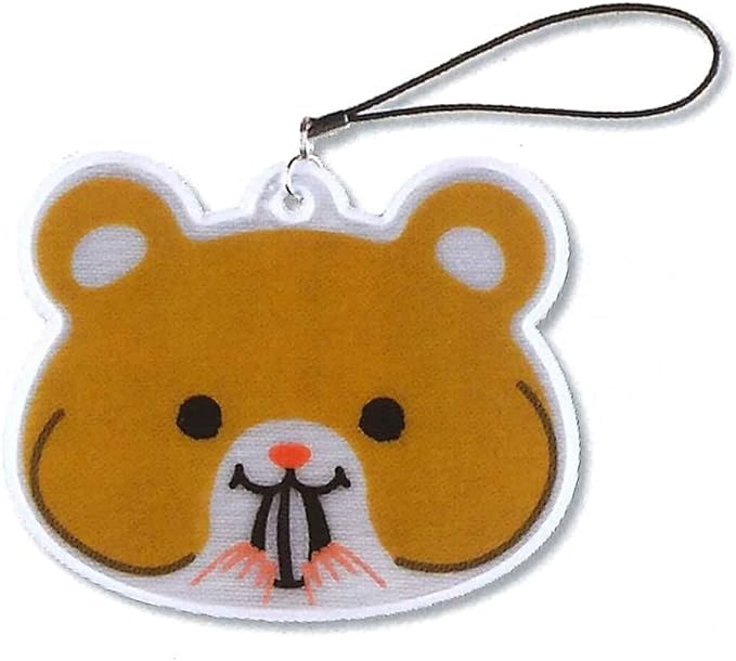 Reflective Big Animal Reflector Key Chain Cute 6 Kinds School Children Toddler (Kuma) - NewNest Australia