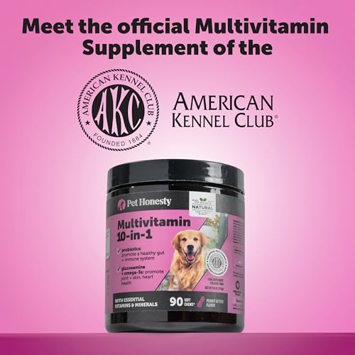Pet Honesty Dog Wellness Virtual Bundle – 10-in-1 Multivitamin Supplement (Chicken, 90 Ct) + Brush Buddies Dental Sticks for Medium Dogs (15 Ct) – Daily Health & Dental Support