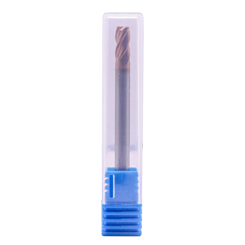 5 Pack 3/16" 4 Flute Double End Solid Carbide Square End Mill, TiSiN Coated | 35° Helix, 3/16" Cutting, 3/16" Shank, 3/8" LOC, 2-1/2" OAL, for Milling Alloy Steel, Carbon Steel, Cast Iron 3/16 in 5