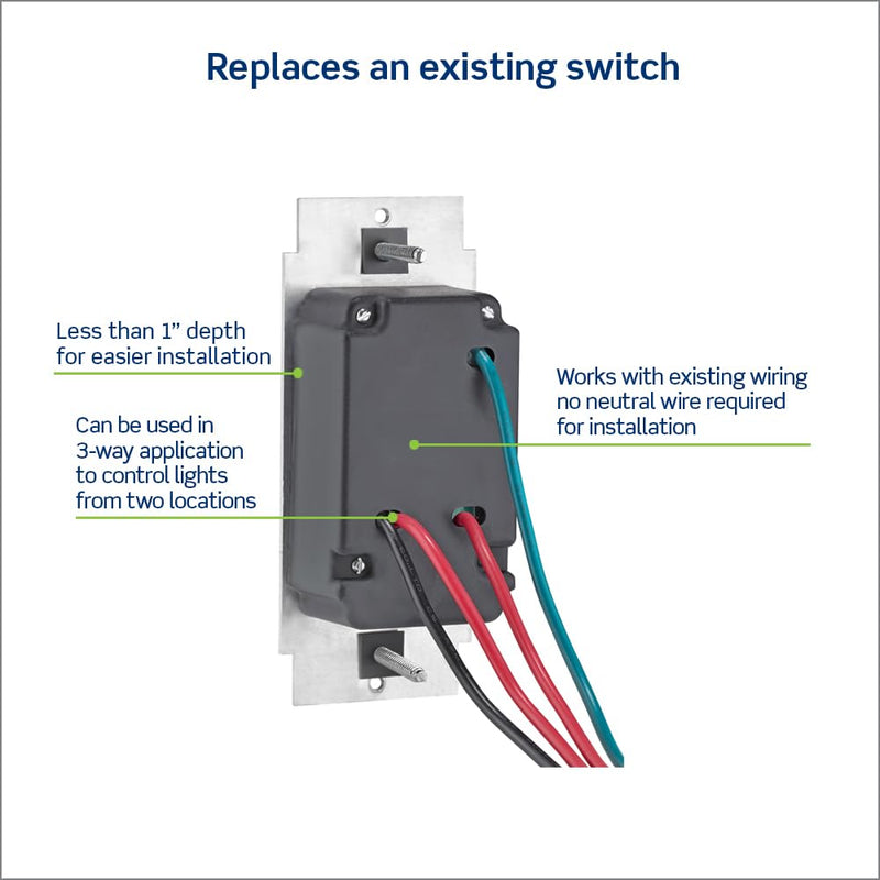 Leviton SureSlide Dimmer Switch for Dimmable LED, Halogen and Incandescent Bulbs, 6674-P0W, White
