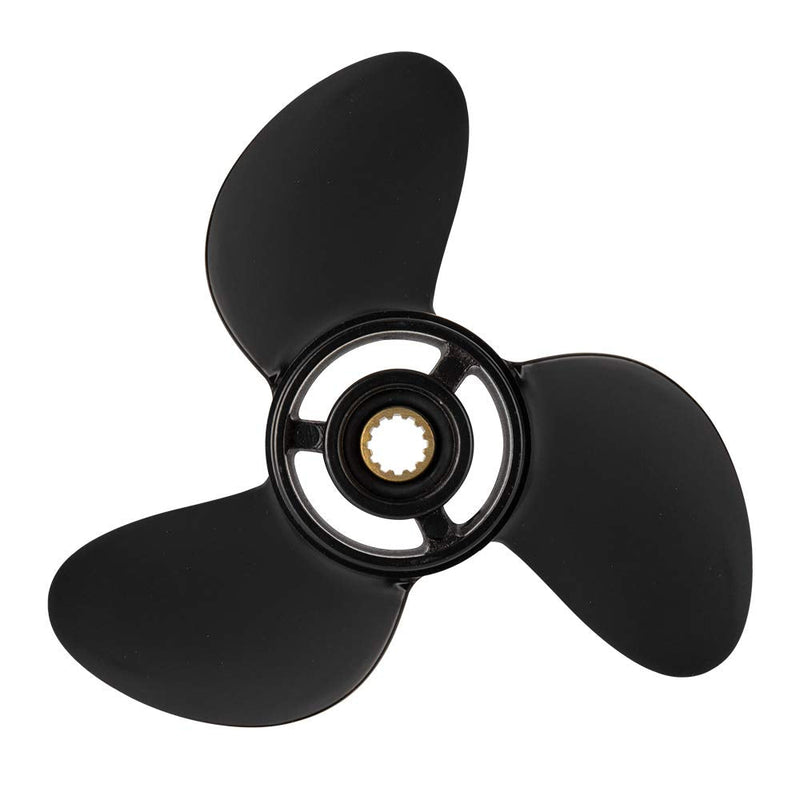 7.8 x 7 P Upgrade Aluminum Boat Outboard Motors Propeller Compatible fit Tohatsu Nissan & Mercury Engines 4-6HP 3R1B64514-2/48-812949A02 12 Spline Tooth 3 Blades RH