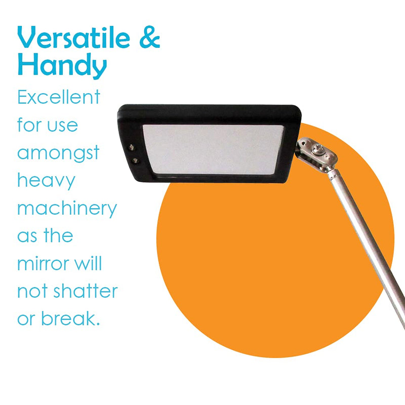 Inspection Mirror, Telescoping Mirror, Inspection Mirror Telescoping, Mechanic Mirror, Extendable Mirror, Mirror On A Stick, Telescope Mirror, Telescopic, Retractable, w/Light, Inspector, Automotive