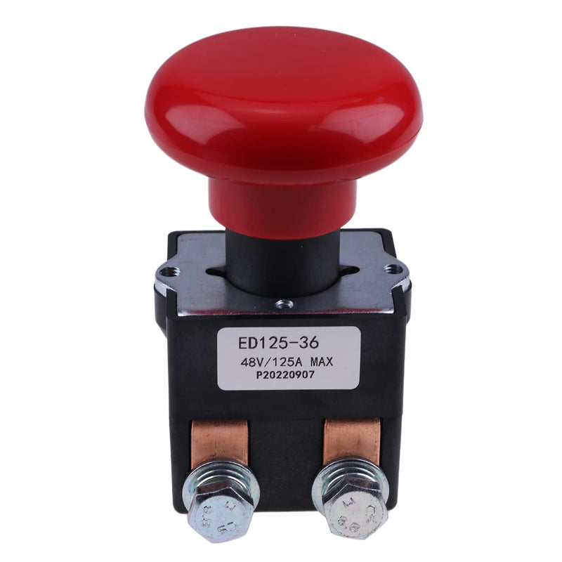 Emergency Stop Switch 1115-510008-00 111551000800 Compatible with Big Joe EZ30 E30 D40 EZ40 Pallet Truck 48V 125A