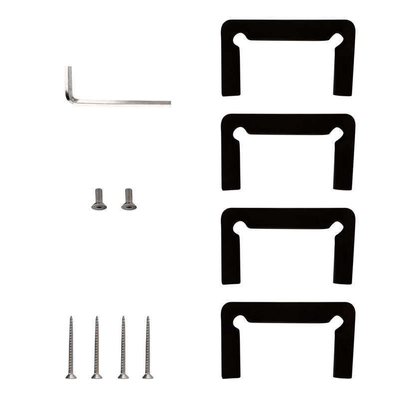 CRL Vienna 037 Series Satin Chrome Wall Mount Shower Door Hinge