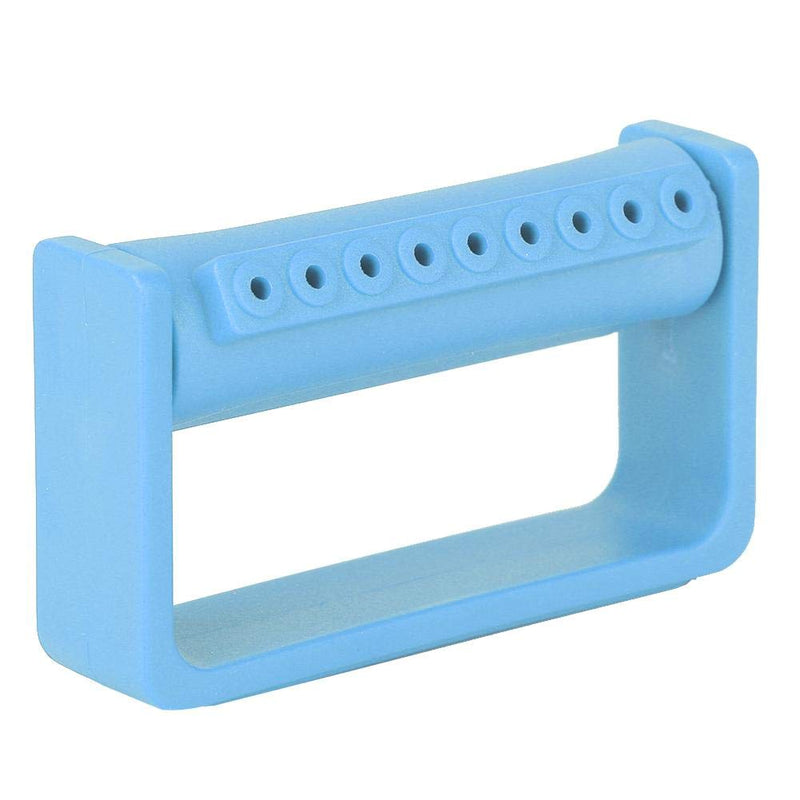 Burs Block Holder, Burs Disinfection Box, 9 Holes Block Case Organizer Drills Burs Holder Disinfection Case Autoclavable Care Tools(4#) 4#