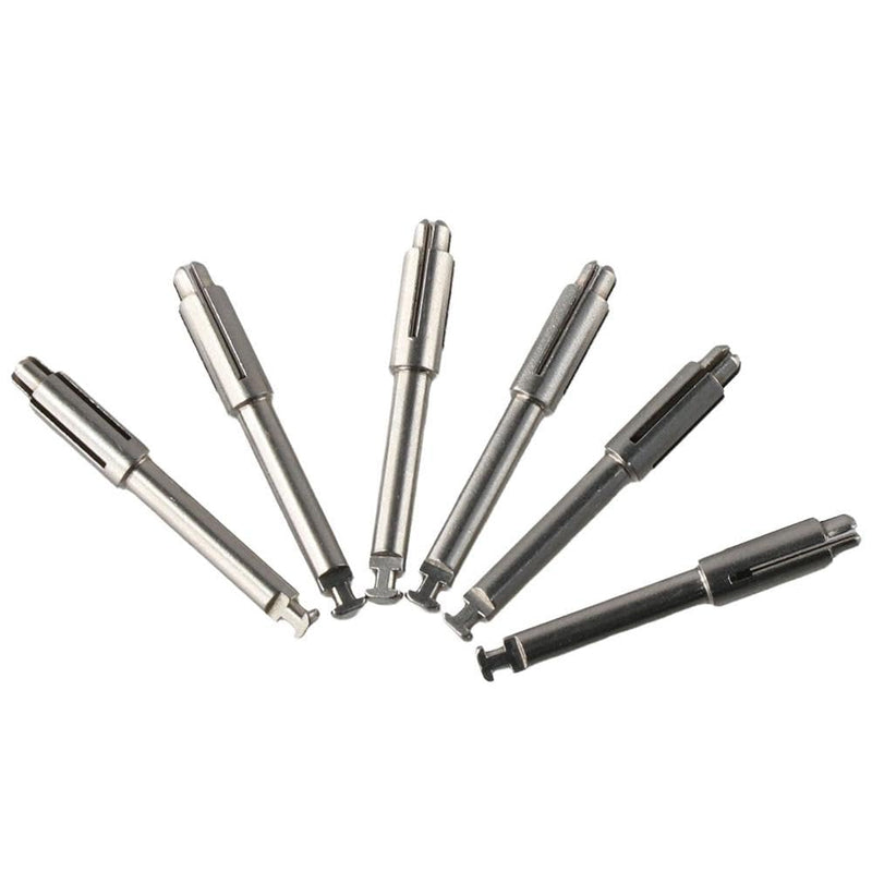 6pcs Dental Mandrel Soflex Type Disc Fit Shank for Polishing Disk,Stainless Steel Mandrel Composite Tools