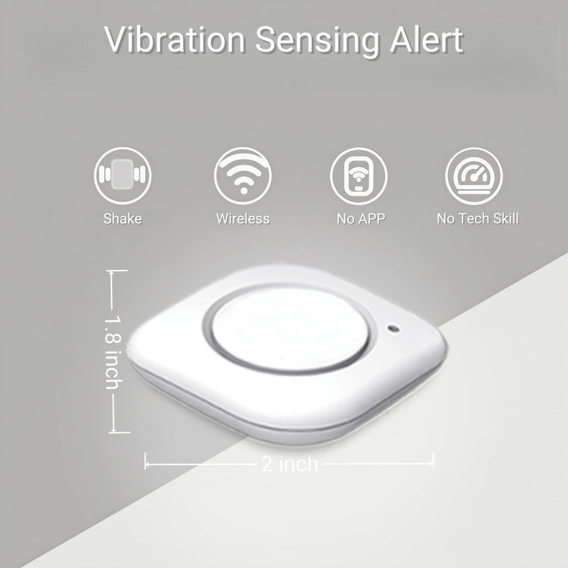 Door Alarm Chime When Opened, No Wiring or Subscription, 14 Chimes, 4 Volume with Mute, 3W Speaker for Clear Sound, LED Alert, Low Battery Warning, Strong Adhesive Tape for Easy Install on Any Door 4 Sensors + 1 Receiver