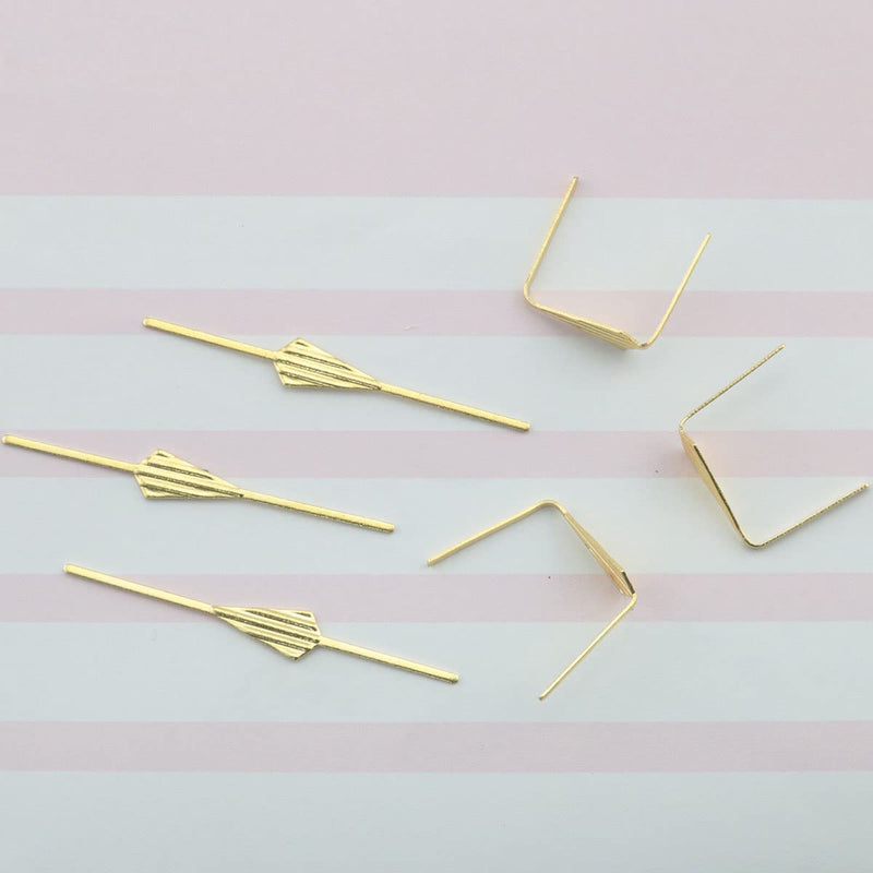 Chandelier Connector Clip ITROLLE 200PCS 45mm Stainless Steel Chandelier Lamp Bow Tie Connectors Chandelier Replacements Chandelier Bowtie Pin Golden